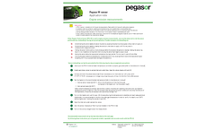Pegasor M –Sensor - Engine Emission Measurements - Application Note