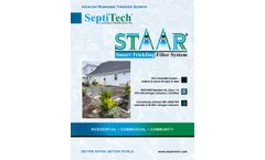 SeptiTech - Model STAAR - Commercial Trickling Filter System - Brochure