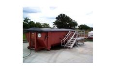 AQUA-Zyme - Model 30 Cubic Yard ADS - Roll-Off Dewatering Unit