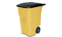 Arcus - Model 9W27 -Y - 50 Gal Yellow Brute Roll-Out Container Cart
