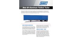 New All-Aluminum Flatbed Trailer - Brochure
