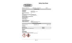 Evans - Prep Fluid - Safety Data Sheet