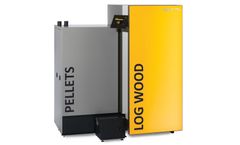 ETA - Model SH-P 20 to 60 kW with TWIN 20 to 50 kW - Pellet Boiler