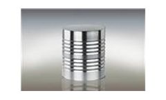 Enamel Lined Open Top Ribbed Round Can