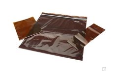 Qorpak - Model LDPE - Amber Zip Bags