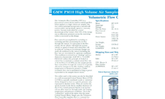 PM-10 - High Volume Air Sampler – Brochure