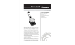 Micromatic - 13E - Economical Floor Cleaning Brochure