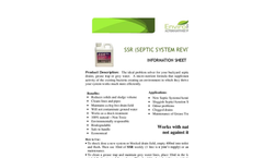 EnviroPro - Septic System Revitaliser (SSR) Brochure