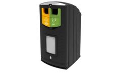 Envirobank - Model SPLIT 310 - Outdoor Sorting Bin
