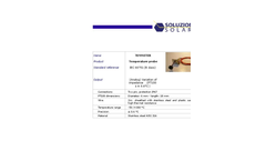 Sunmeter - Model Pro - Digital Photovoltaic Pyranometer - Brochure