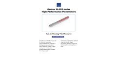 Geonor - Model M-605 Series - High Performance Piezometers - Brochure
