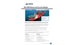 Miros - Model SM-050 - Wave & Current Radar - Datasheet