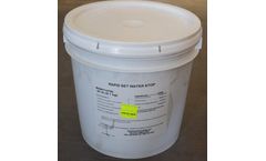 Environmental Coatings - Rapid Water Stop Coating for Water Leak Prevention