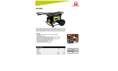 Pramac - Model WX 6200 - Portable Generator - Datasheet
