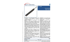 Siap-Micros - Model t031 TVV - Wind Speed Transducer - Brochure