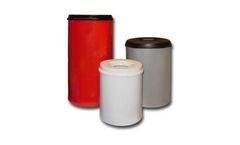 Model 110GP - 110 L Pearl Gray Safety Waste Bin