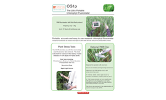 ADC BioScientific - Model OS1p - Ultra-Compact Chlorophyll Fluorometer - Brochure
