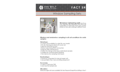 Van Walt - Window Sampling System Datasheet