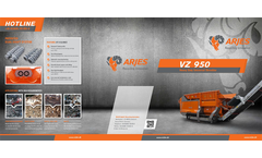 Ekomaxx - Model VZ 950 - Mobile Shredder - Brochure