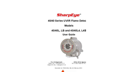 SharpEye - Model 40/40L4-L4B - UV/IR Flame Detector - Manual