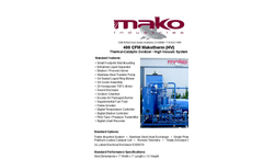Makotherm 400 CFM Thermal Catalytic Oxidizer/High Vacuum System Spec Sheet