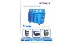 Servo Controlled Voltage Stabiliser - Brochure
