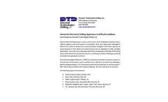 Difficult Drilling Experience Brochure