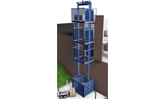 Pflow - Model M Series - 2-Post Mechanical Vertical Lift