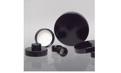 CP-Lab - Model QP-CAP-00101-EA - Black Ribbed Phenolic Cap