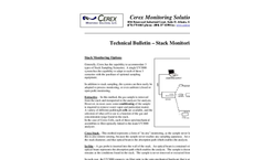 Stack Monitoring - Technical Bulletin