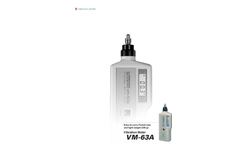 Rion - Model VM-63A - Vibration Meter Datasheet