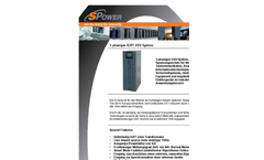 SPower - Model G 10 up to 200kVA - Three Phase UPS System Brochure