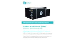 Intelligent - Model IE-Drive- HD100 - Hydrogen Fuel Cells Systems for Buses, Trucks and Stationary Power - Brochure