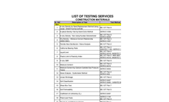 Construction Material Brochure
