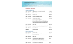 Symposium Timetable- Brochure