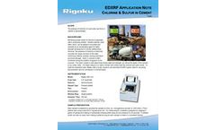 Elemental Analysis of Portland Cement & Cementatious Materials by EDXRF / XRF