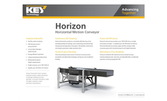 Key Technology - Horizontal Motion Feed Conveyors Brochure