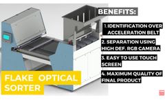 PICVISA - Model ECOFLAKE - Plastic Flakes Sorting