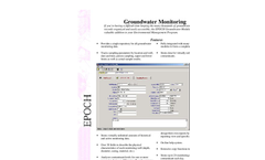 Logical Data EPOCH - Groundwater Monitoring Module - Brochure