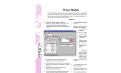 Logical Data EPOCH - Water Sampling Module - Brochure