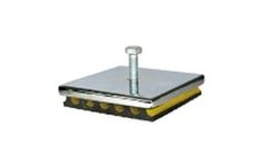 Vibro - Model EP Metal - Antivibration Elastic Pad With Metal Cover