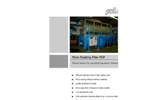 MDF Drum Filter Brochure