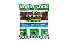 CocoAbsorb - Model 10 Foot - Boom Socks for Absorbs 2.5 Gallons of Motor Oil