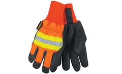 MCR Safety Luminator - Model 34411 - Pigskin Waterproof Gloves , L - 12 Pair/Case