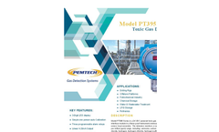 PemTech - Model PT395 Series - 24 VDC Powered Toxic Gas Detector - Datasheet
