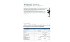 Perkins - Model 402D-05G - Electric Power Engines Brochure