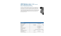 Perkins - Model 403A-11G - Electric Power Engines- Brochure