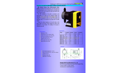 Siko - Solenoid Metering Pump Size Information - Brochure
