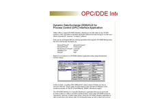 OPC/DDE Interface Flyer