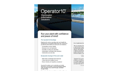 Operator10 Wastewater Product Sheet